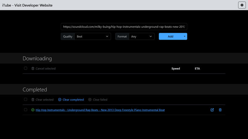 Video/Audio downloader website.